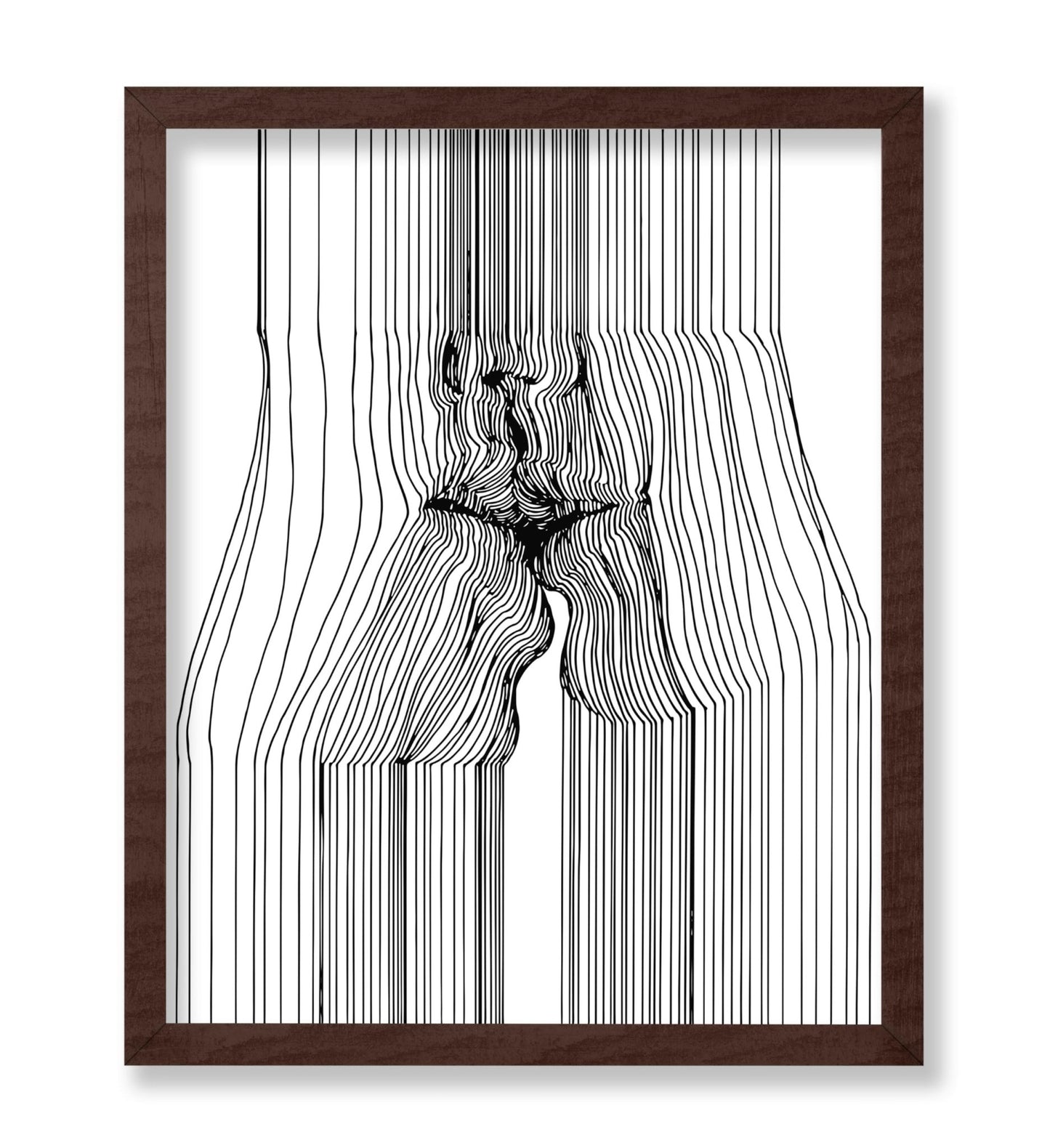 Kissing Line Drawing