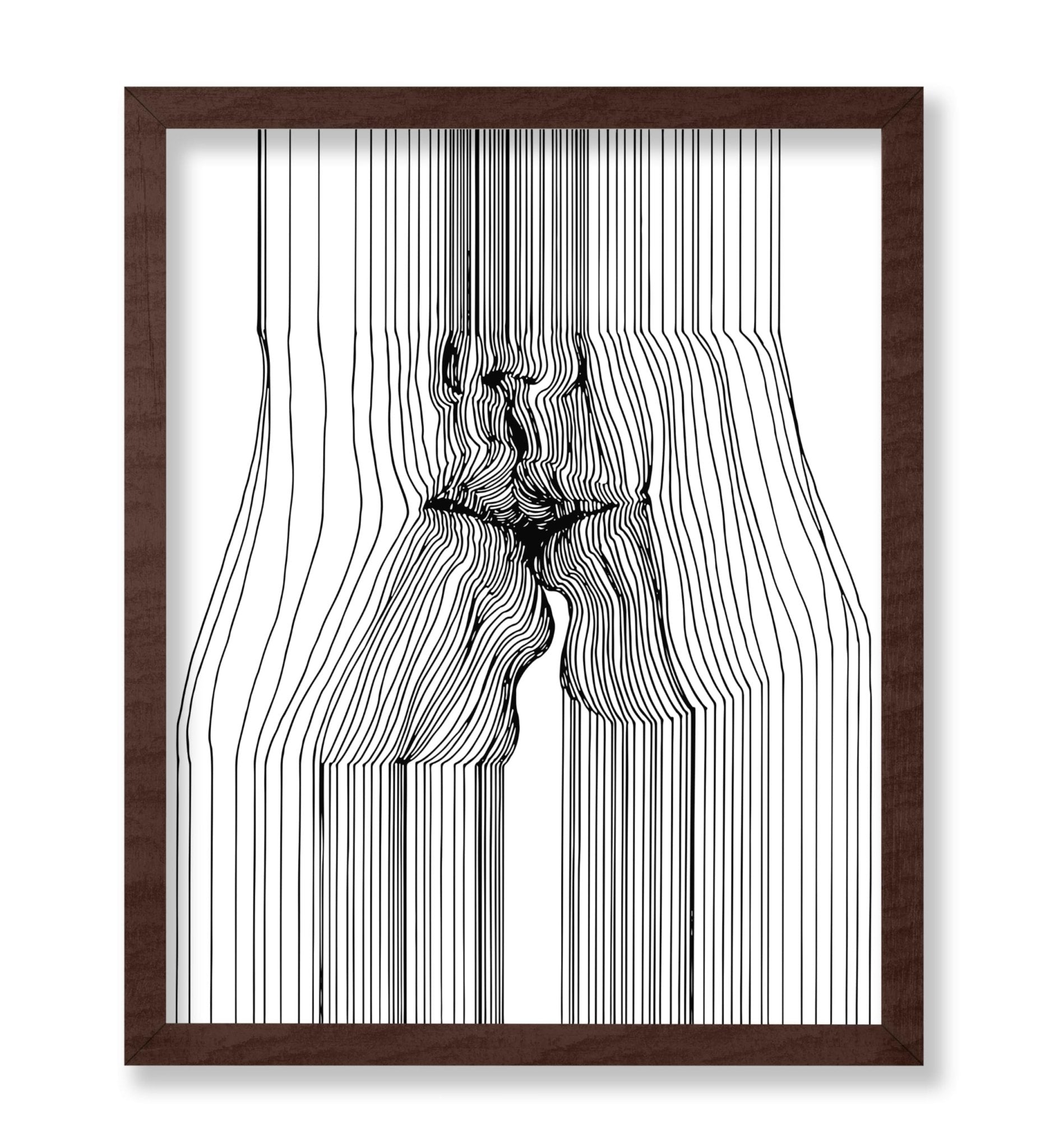 Kissing Line Drawing