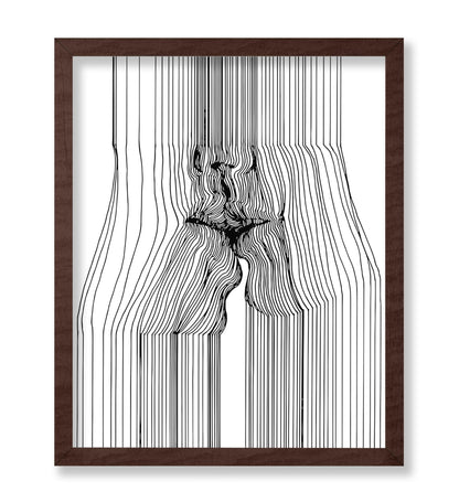 Kissing Line Drawing