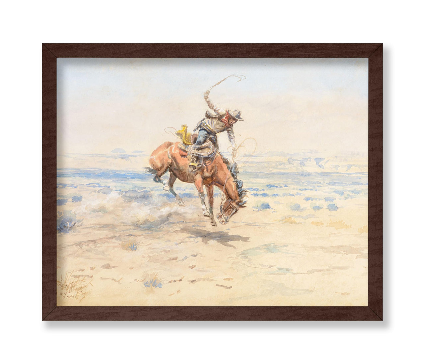 Charles Marion Russell - Bucking Bronc