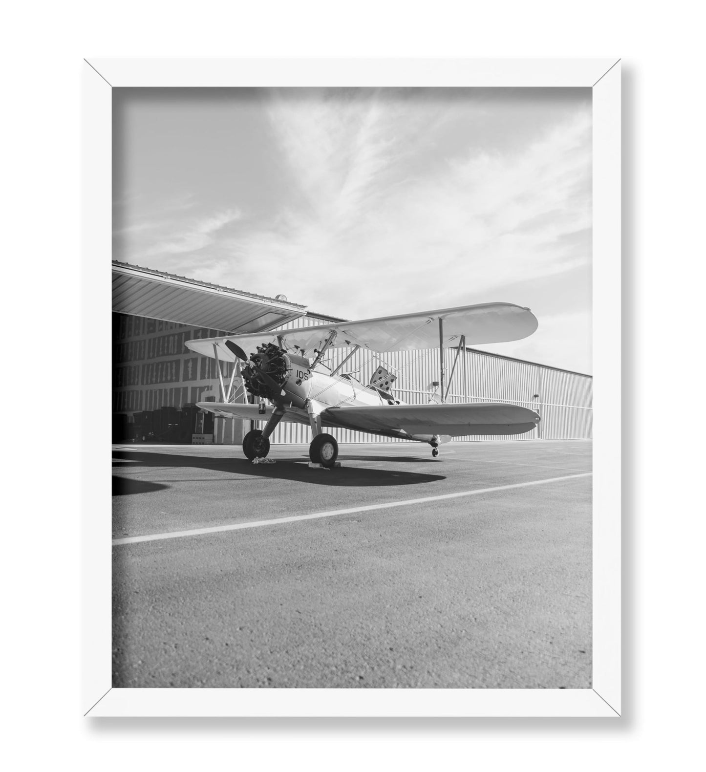 Biplane at the Airport