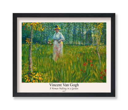 Van Gogh - A Woman Walking in a Garden No1