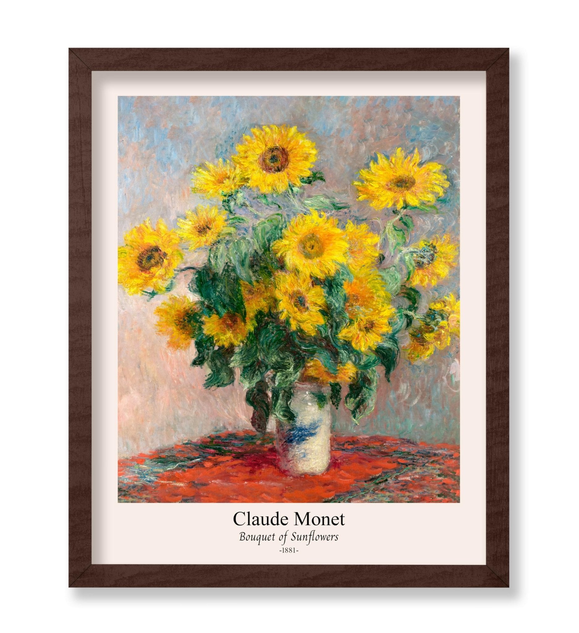 Claude Monet - Bouquet of Sunflowers