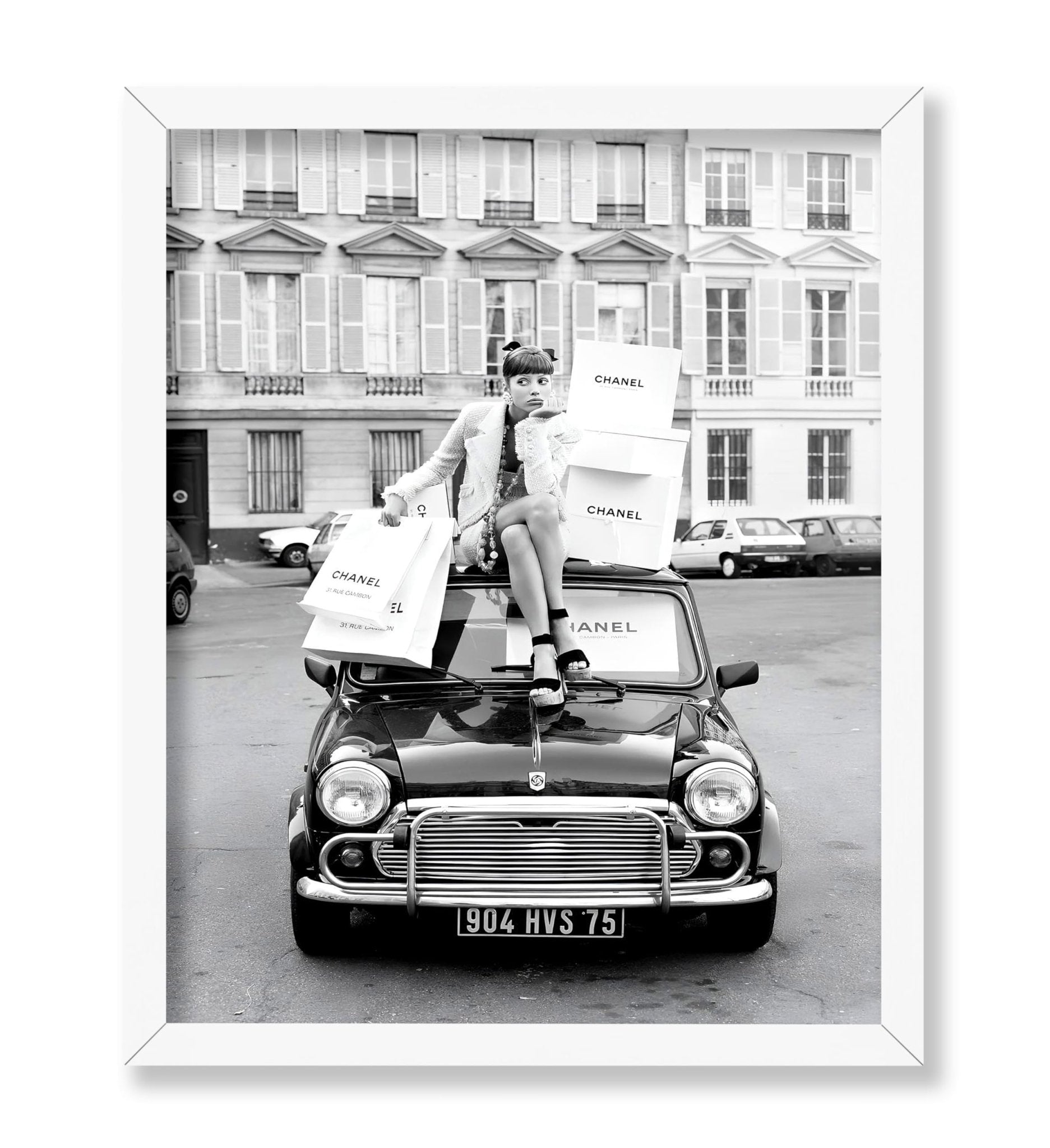Lady with Shopping Bags No1