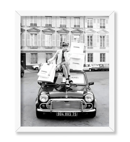 Lady with Shopping Bags No1