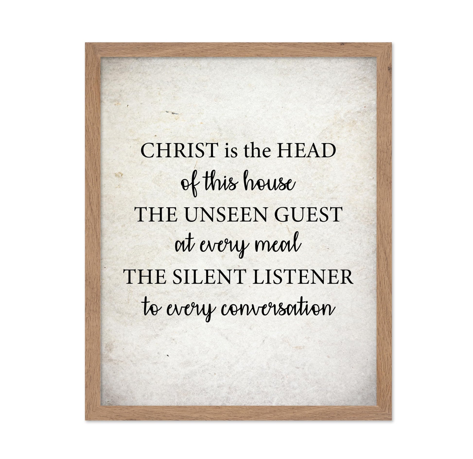 Christ is the Head of this House