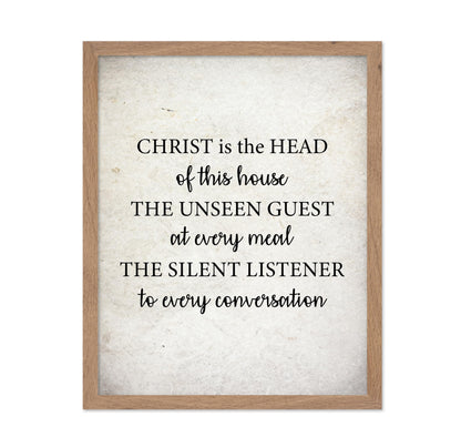 Christ is the Head of this House