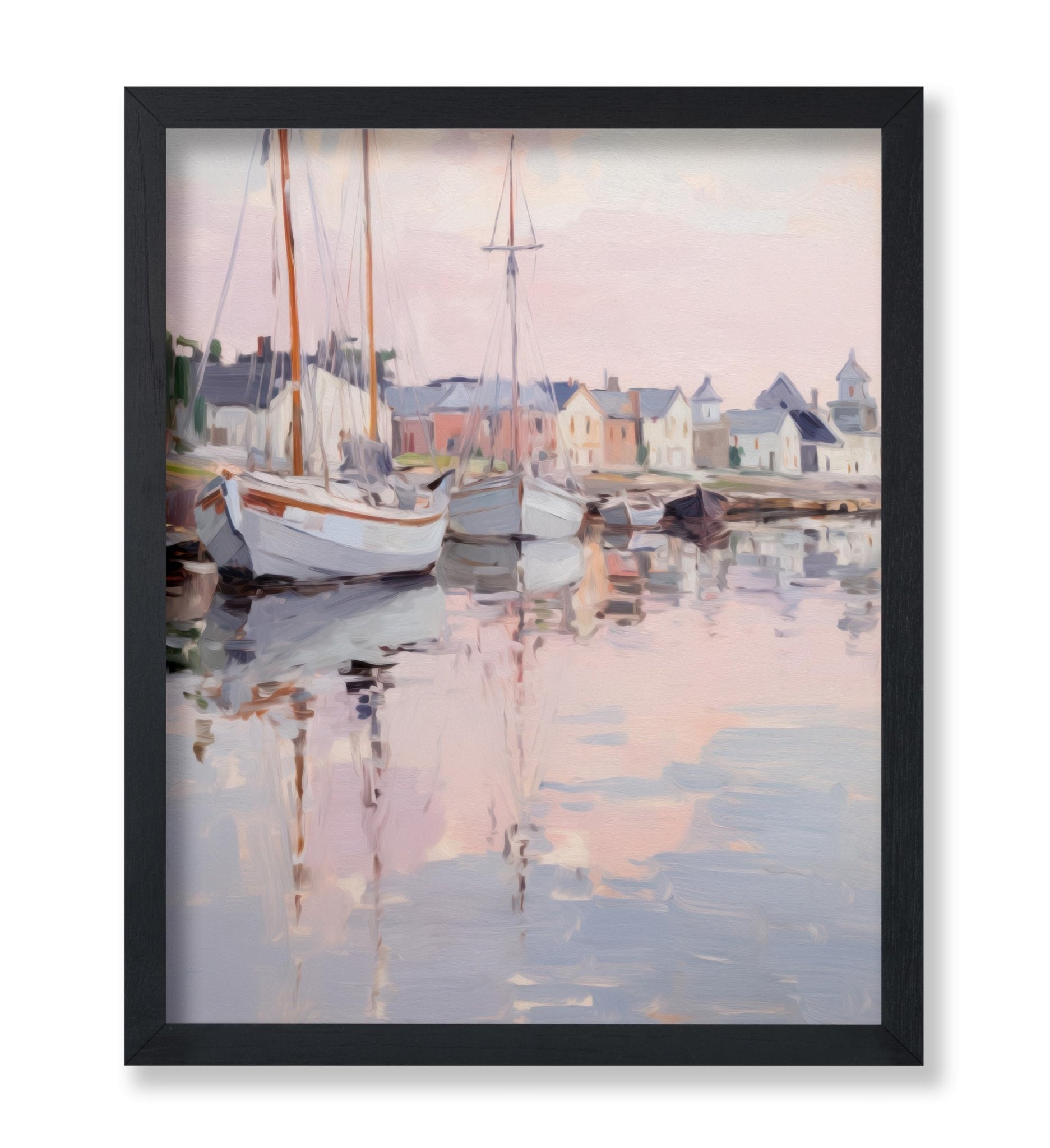 Sailboats in Harbor No2