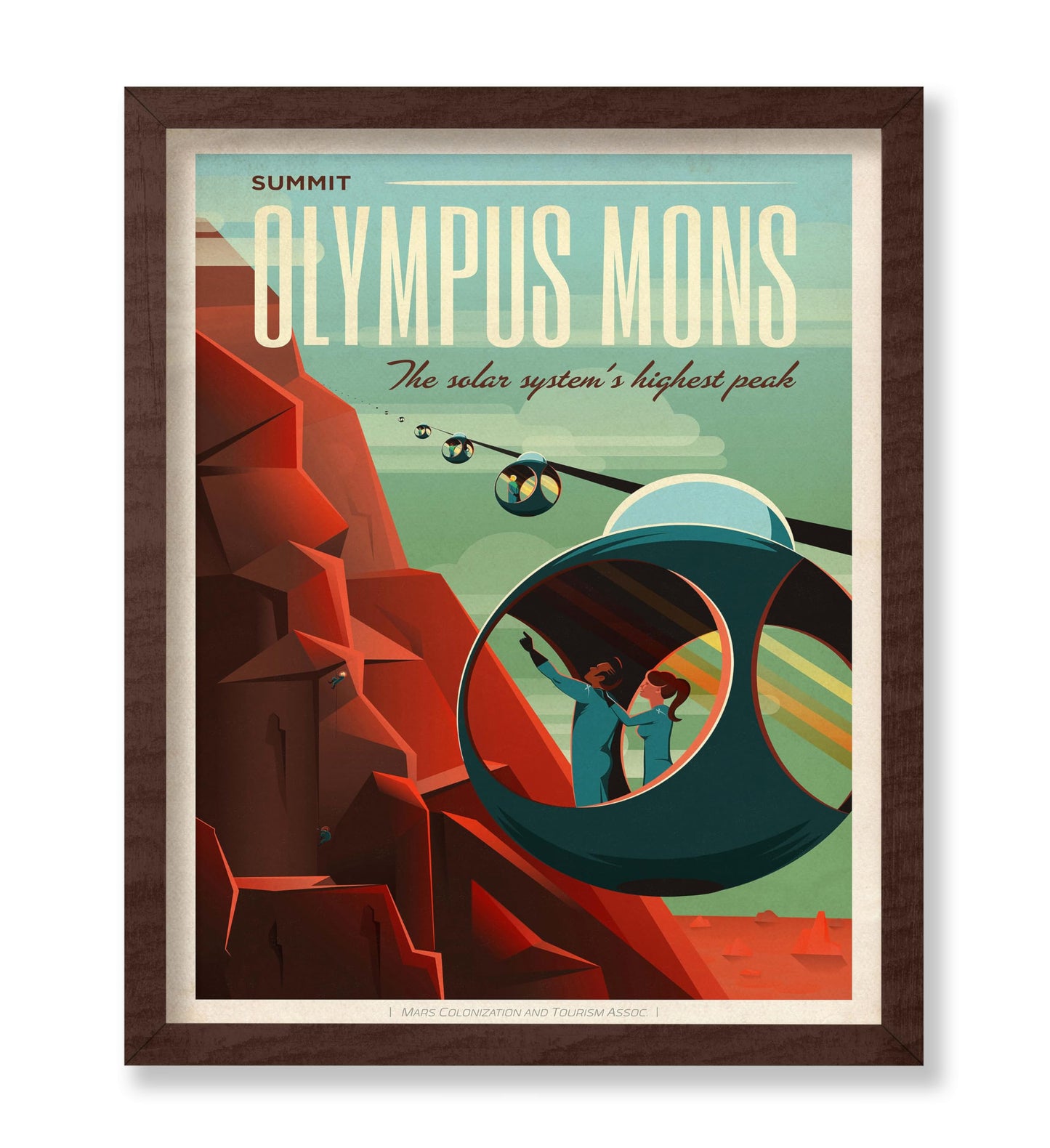 Summit Olympus Mons