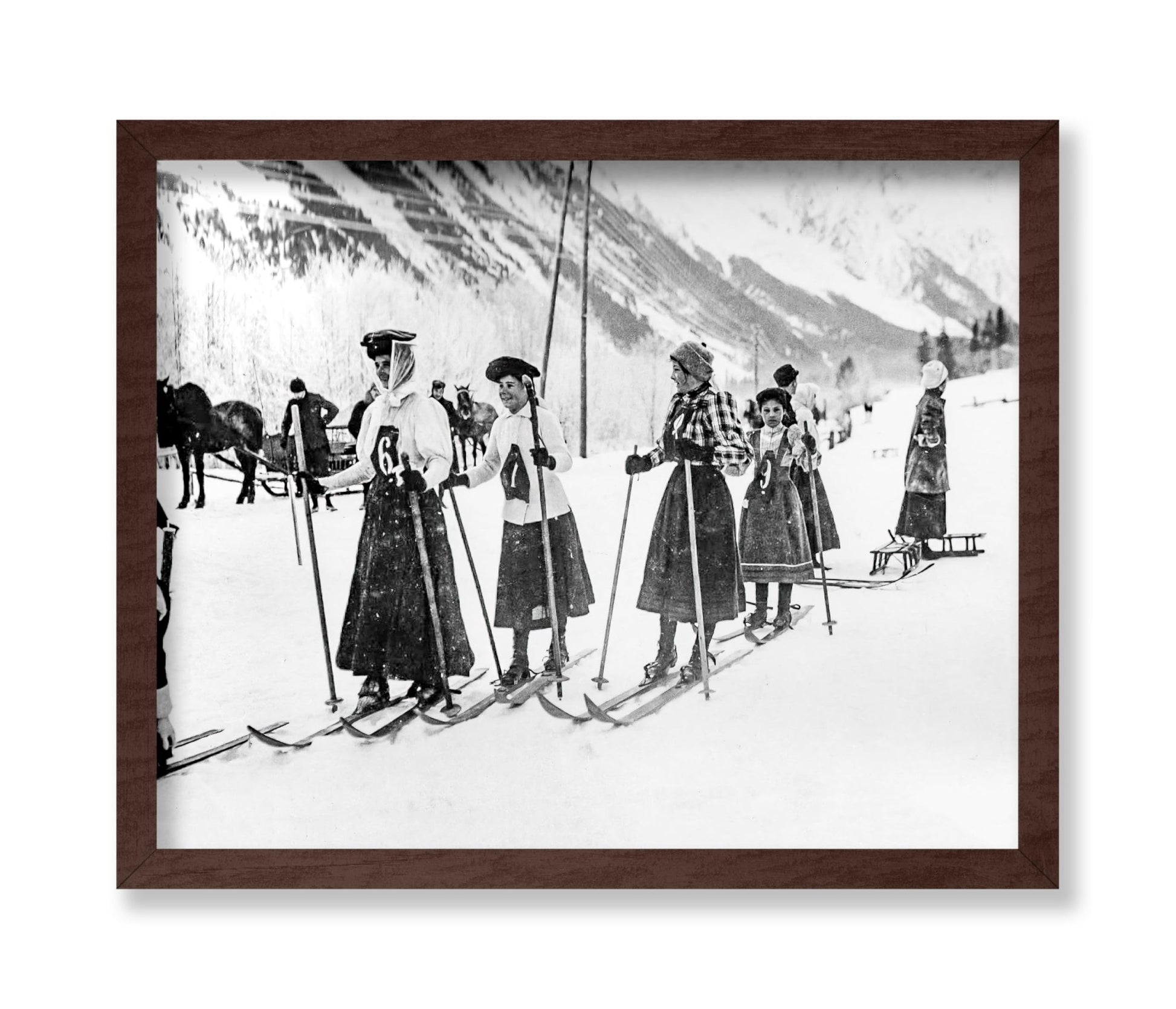 Victorian Women Skiers