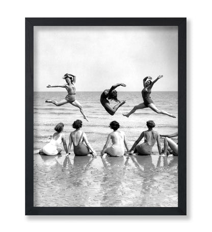 Women Dancing on The Beach