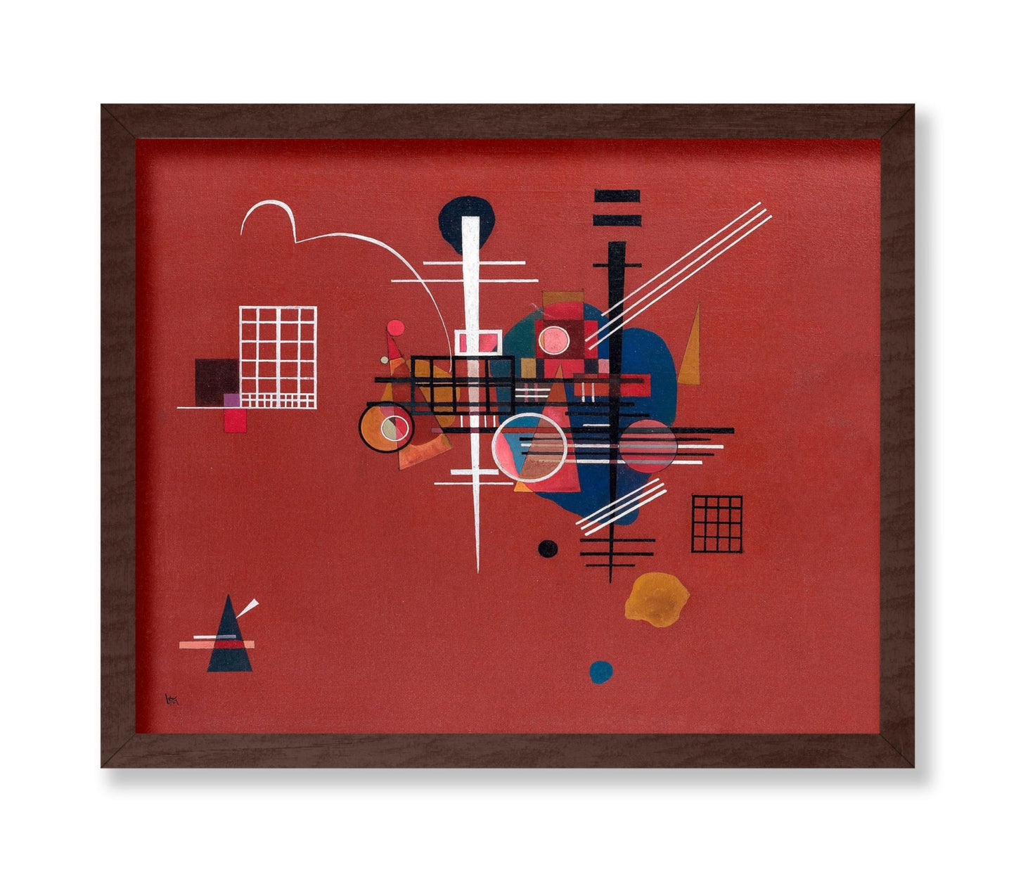 Wassily Kandinsky - Dull Red No2