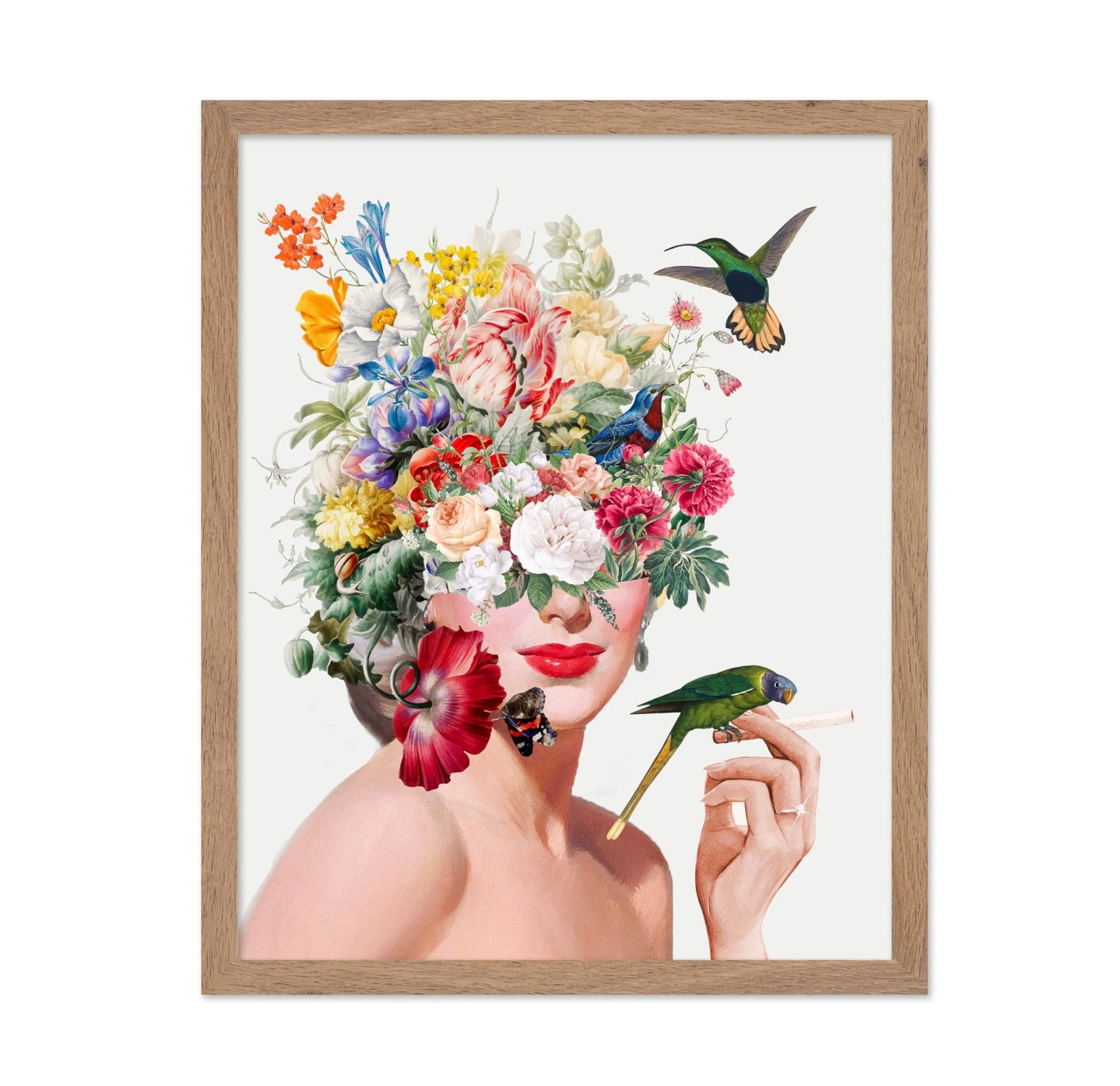 Woman & Flowers No1