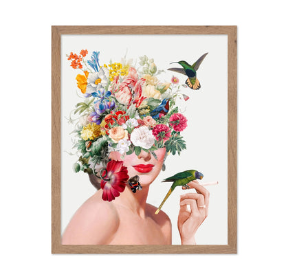 Woman & Flowers No1