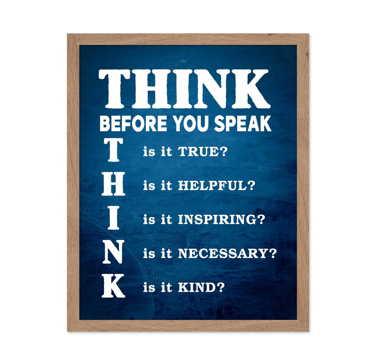 Think Before You Speak No1
