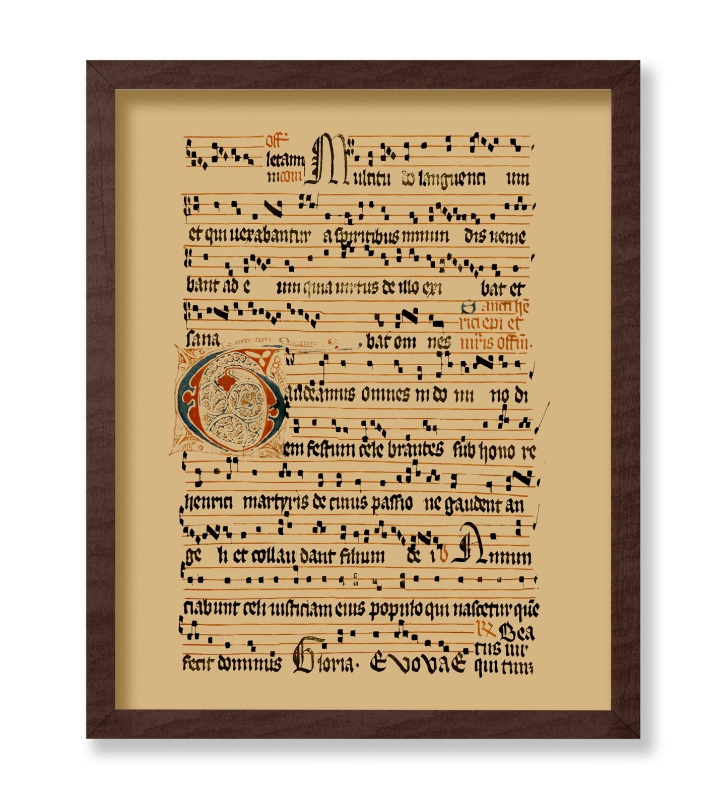 Gregorian Chant Manuscript