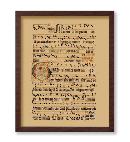 Gregorian Chant Manuscript