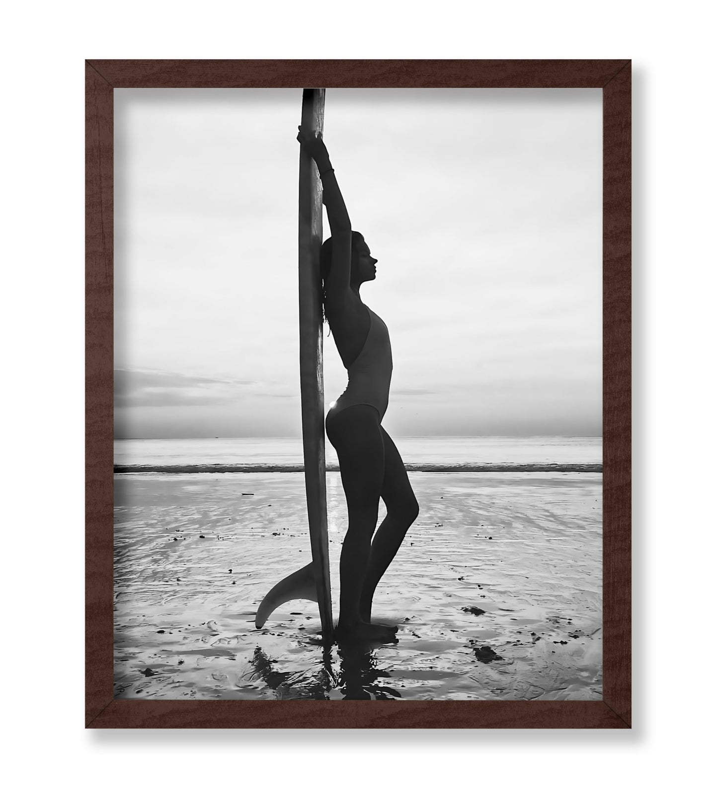 Woman with Surfboard