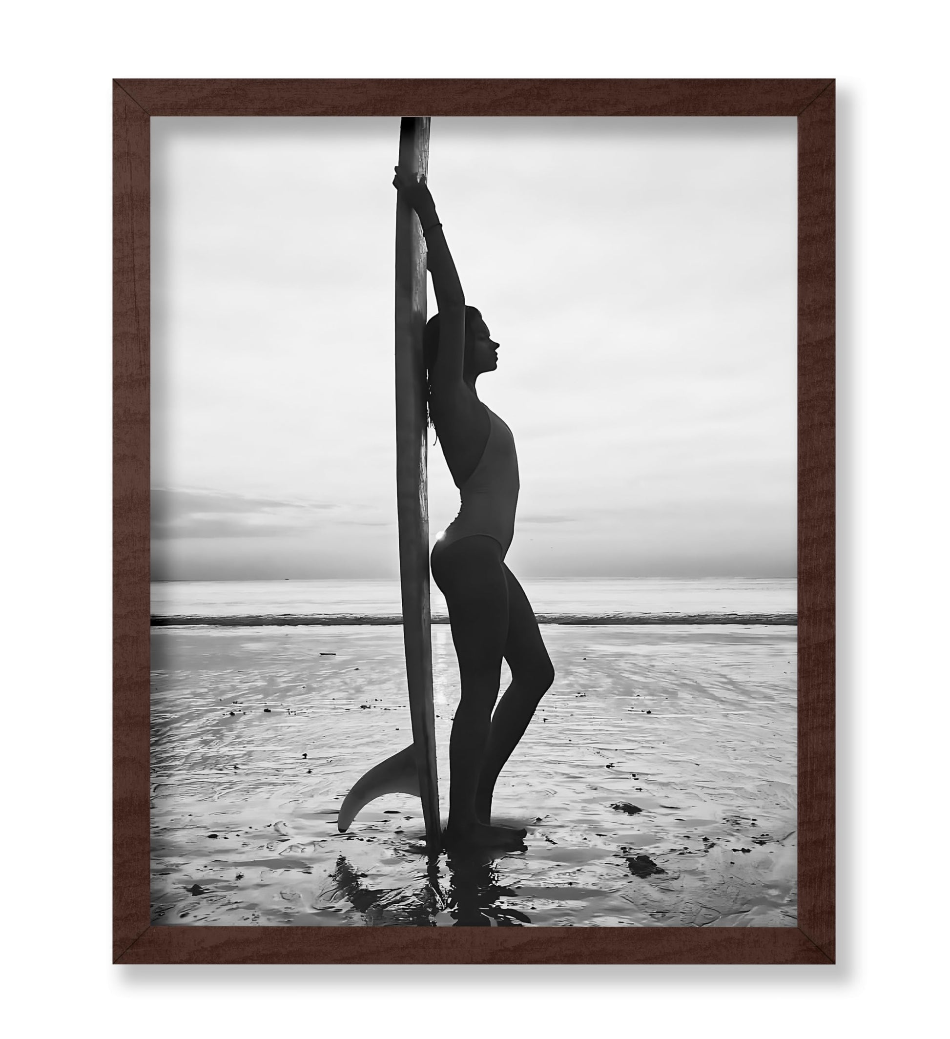 Woman with Surfboard