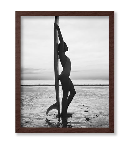 Woman with Surfboard