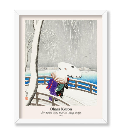 Ohara Koson - Two Women in the Snow