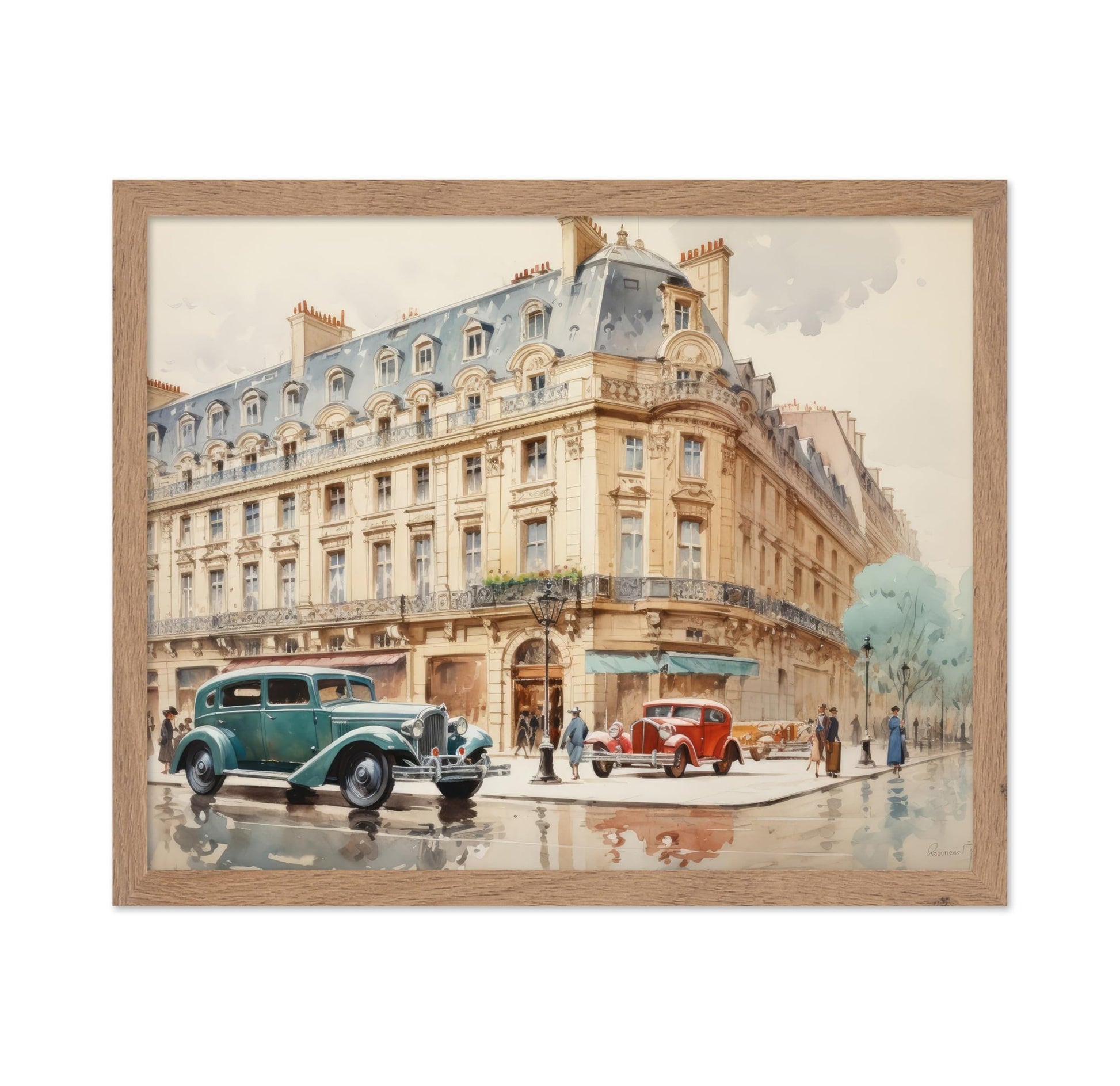 Victorian City Painting