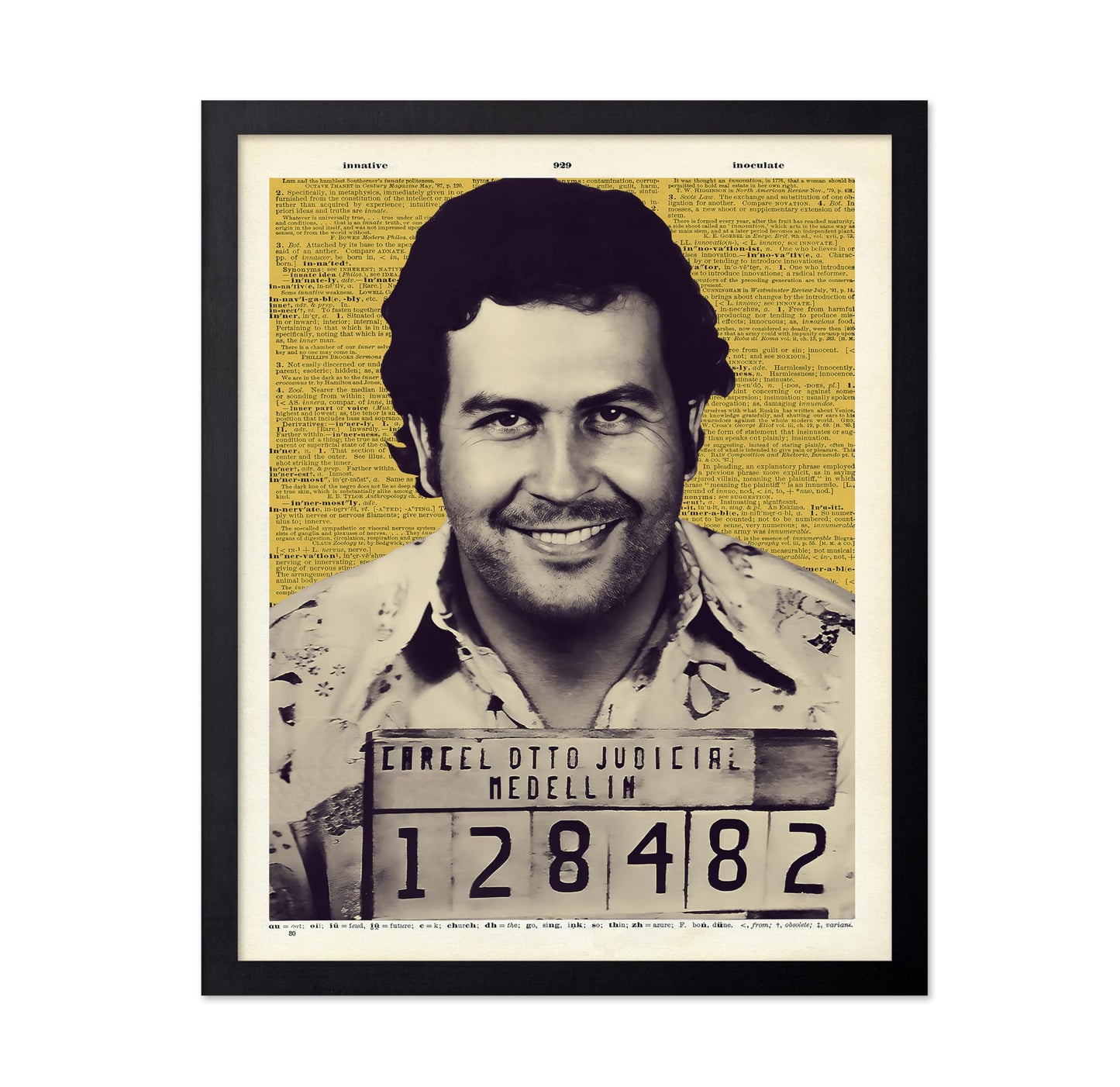 Pablo Escobar Mugshot No3