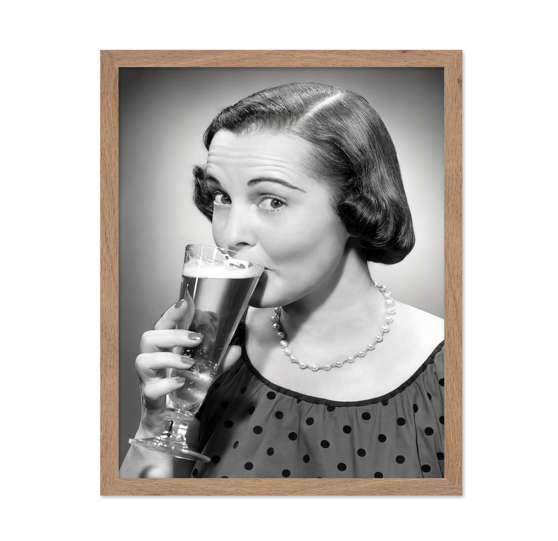 Woman Drinking Beer
