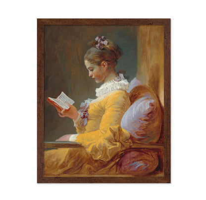 A Young Girl Reading