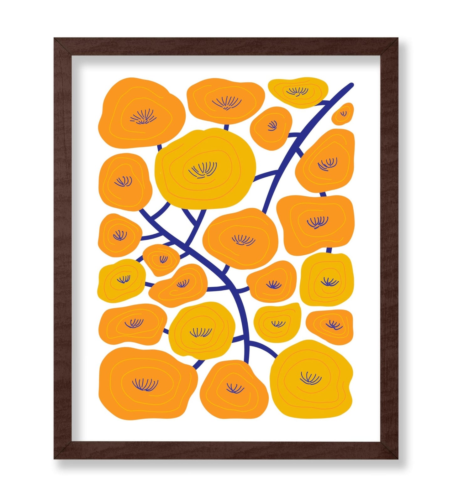 Abstract Yellow Floral