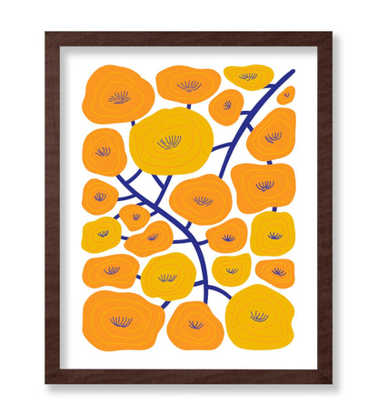 Abstract Yellow Floral