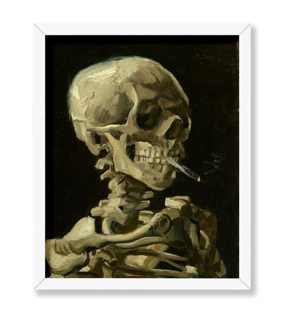 Van Gogh - Skull of a Skeleton with Burning Cigarette