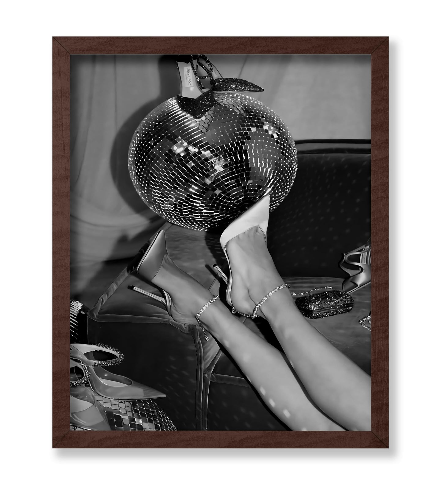 High Heels on Disco Ball No1