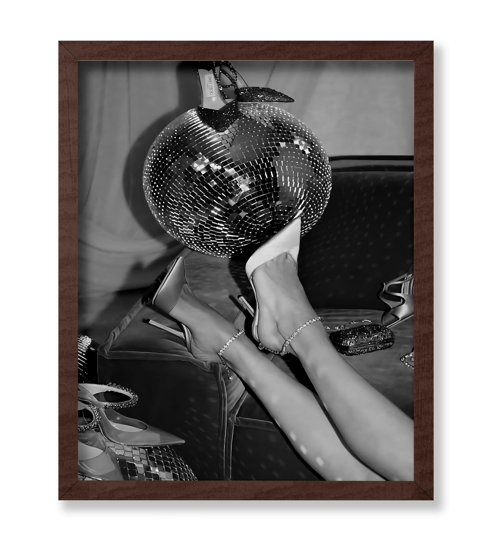 High Heels on Disco Ball No1