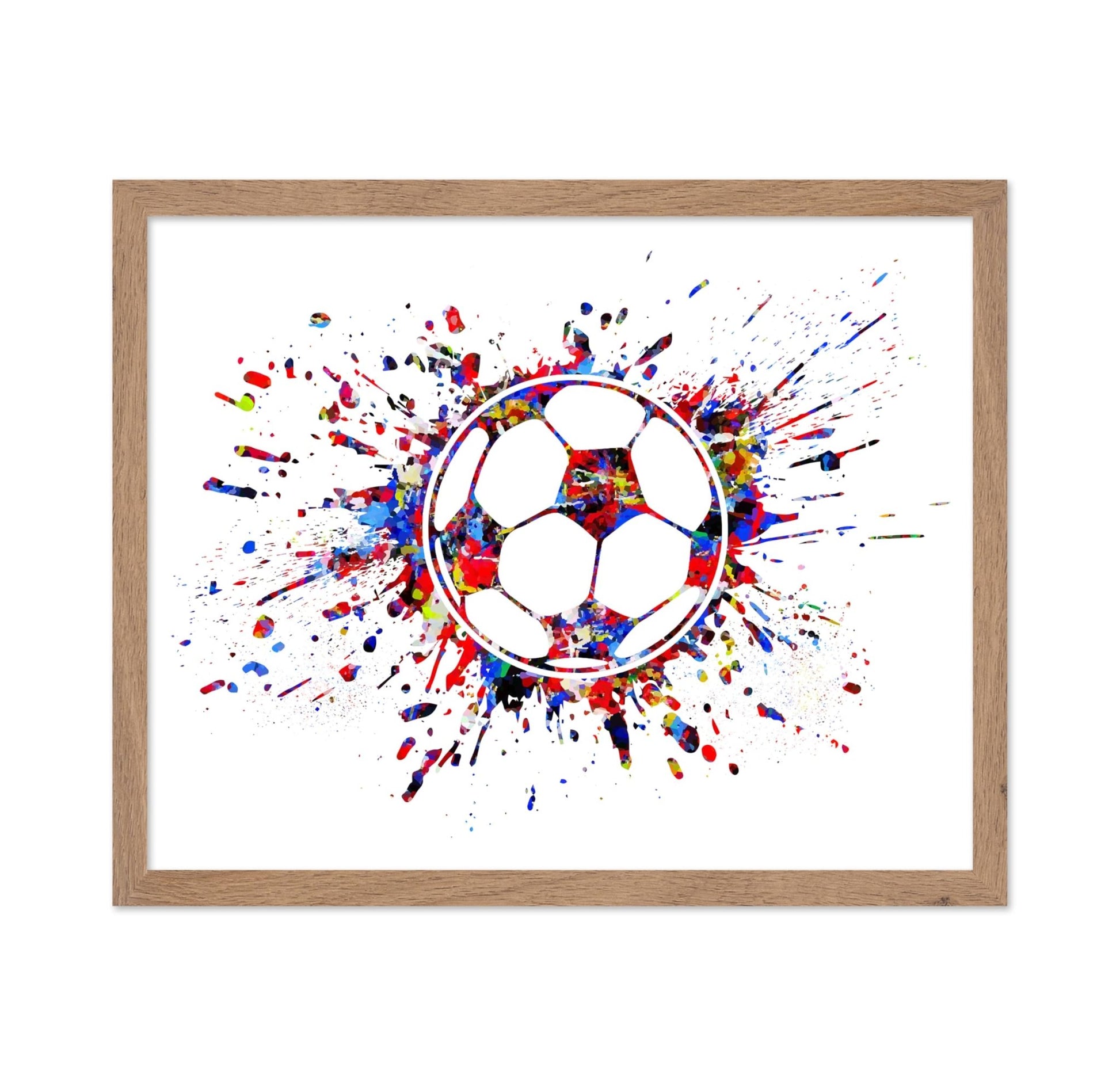Watercolor Soccer Ball