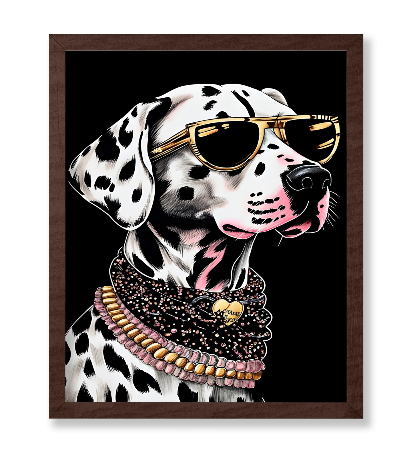 Dalmatian in Glasses No1