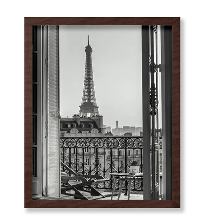 Eiffel Tower View from Balcony