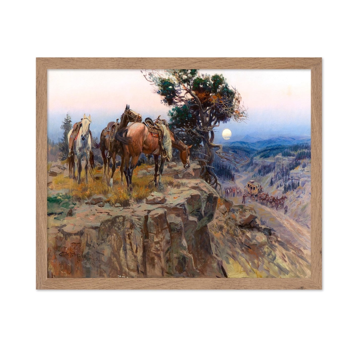 Charles Marion Russell - Innocent Allies, The Holdup
