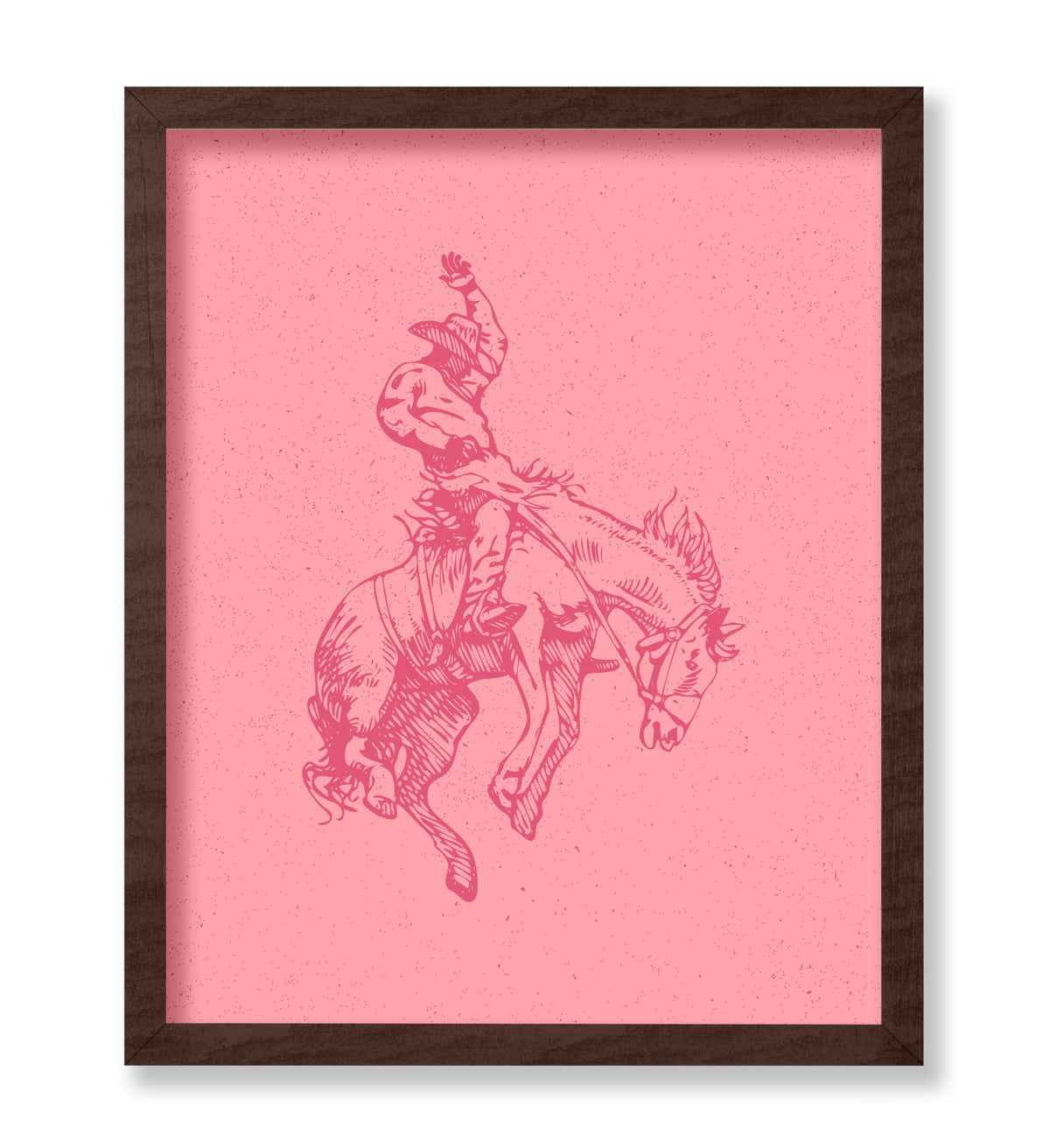 Pink Cowboy Horseback