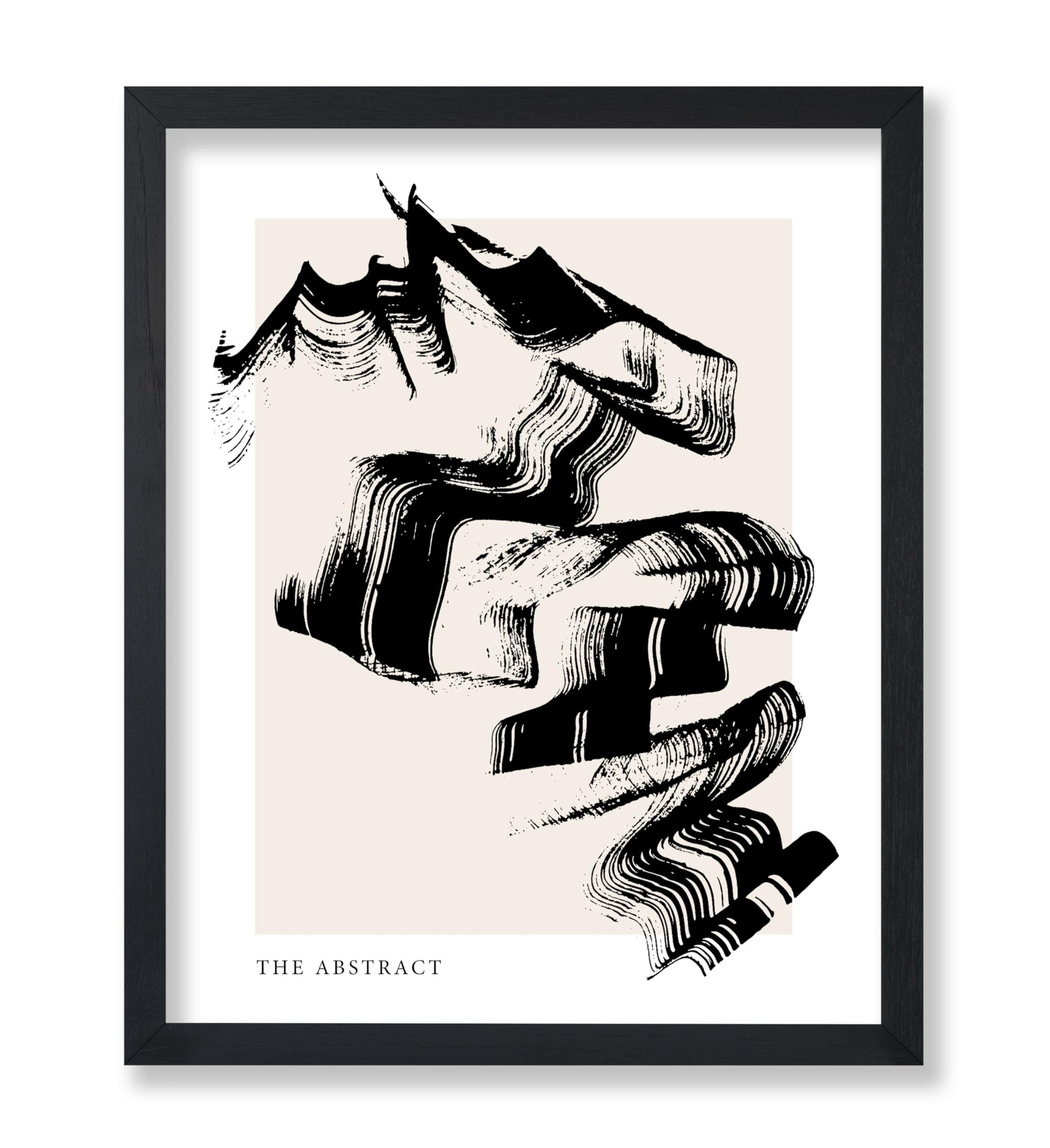 Black Brush Strokes No5