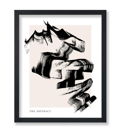 Black Brush Strokes No5