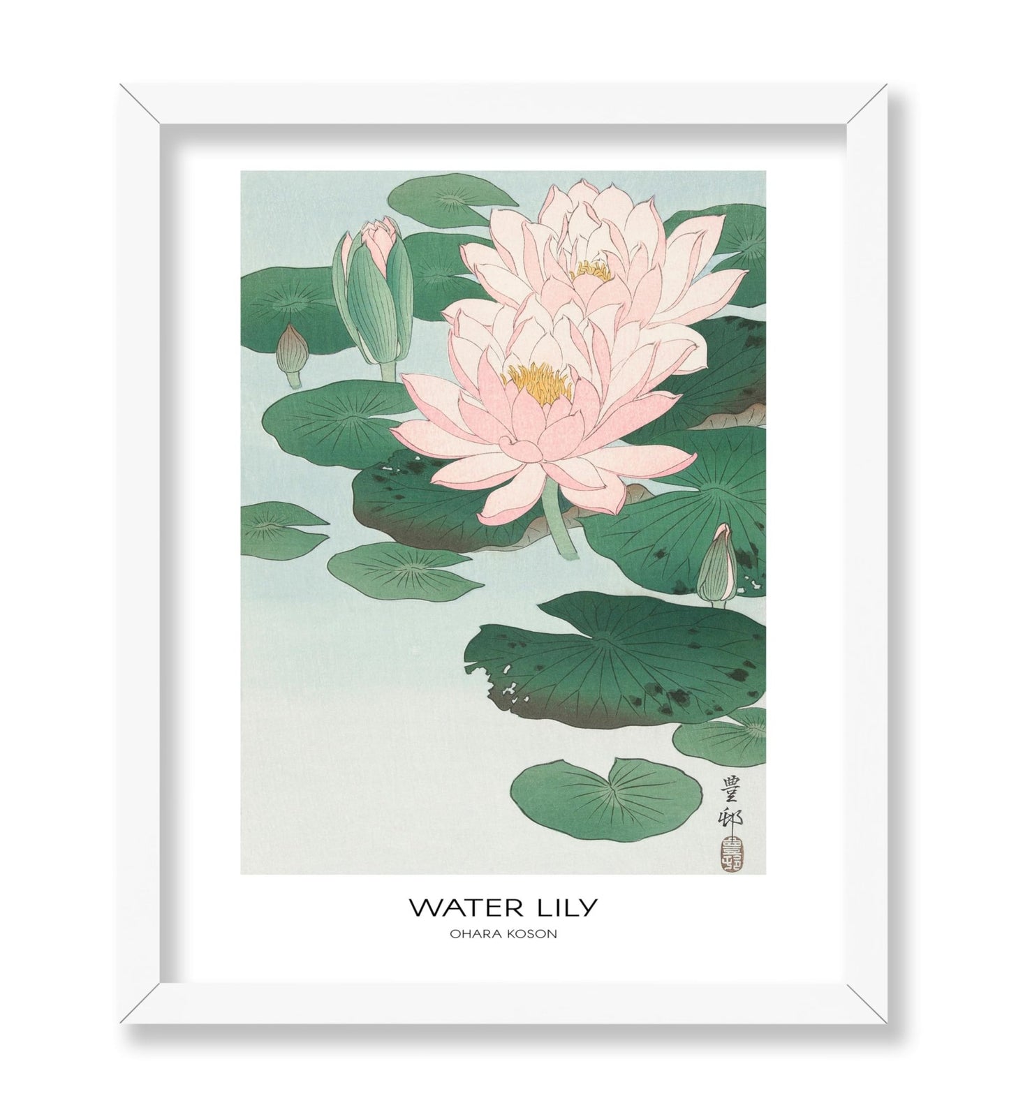Ohara Koson - Water Lily No1