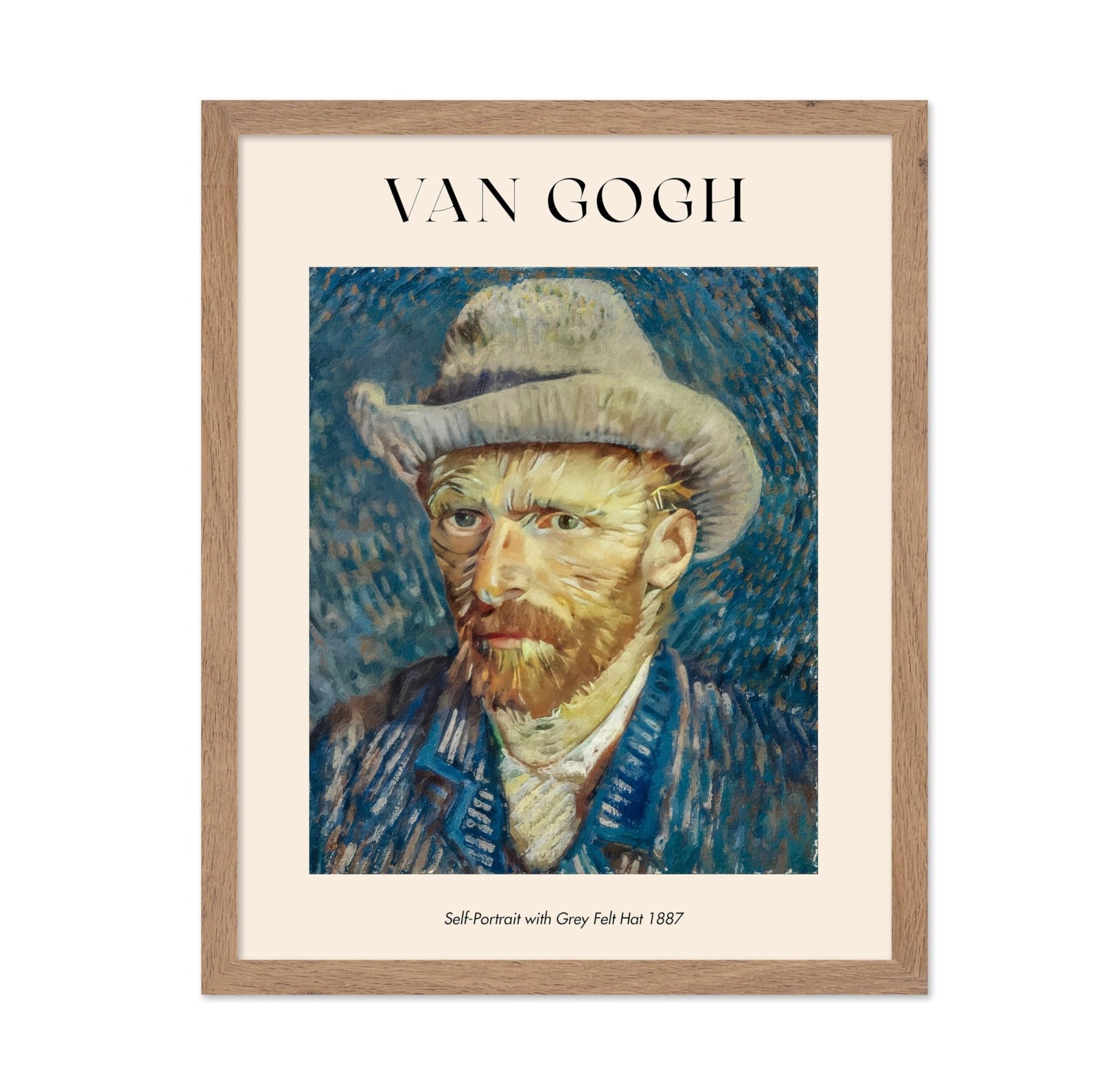 Van Gogh - Self-Portrait with Grey Felt Hat