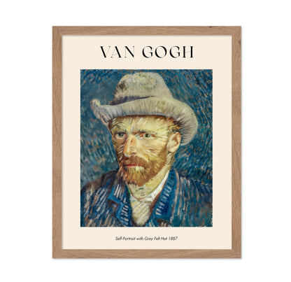 Van Gogh - Self-Portrait with Grey Felt Hat