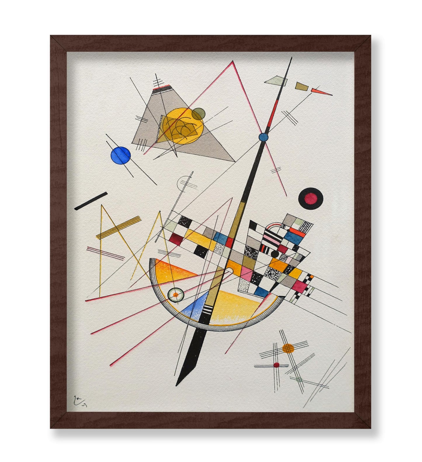 Wassily Kandinsky - Delicate Tension No2