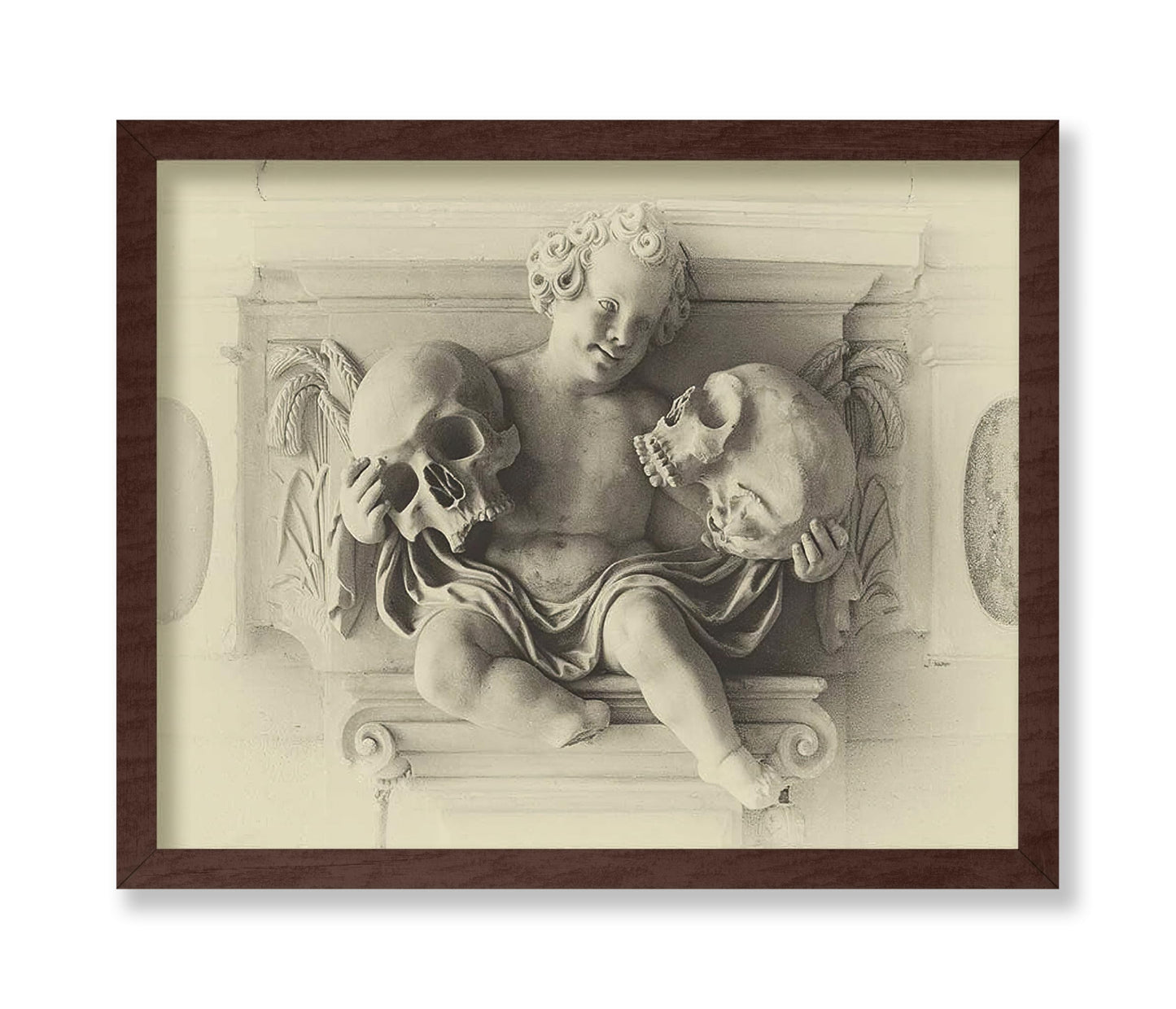 Cherub with Skulls