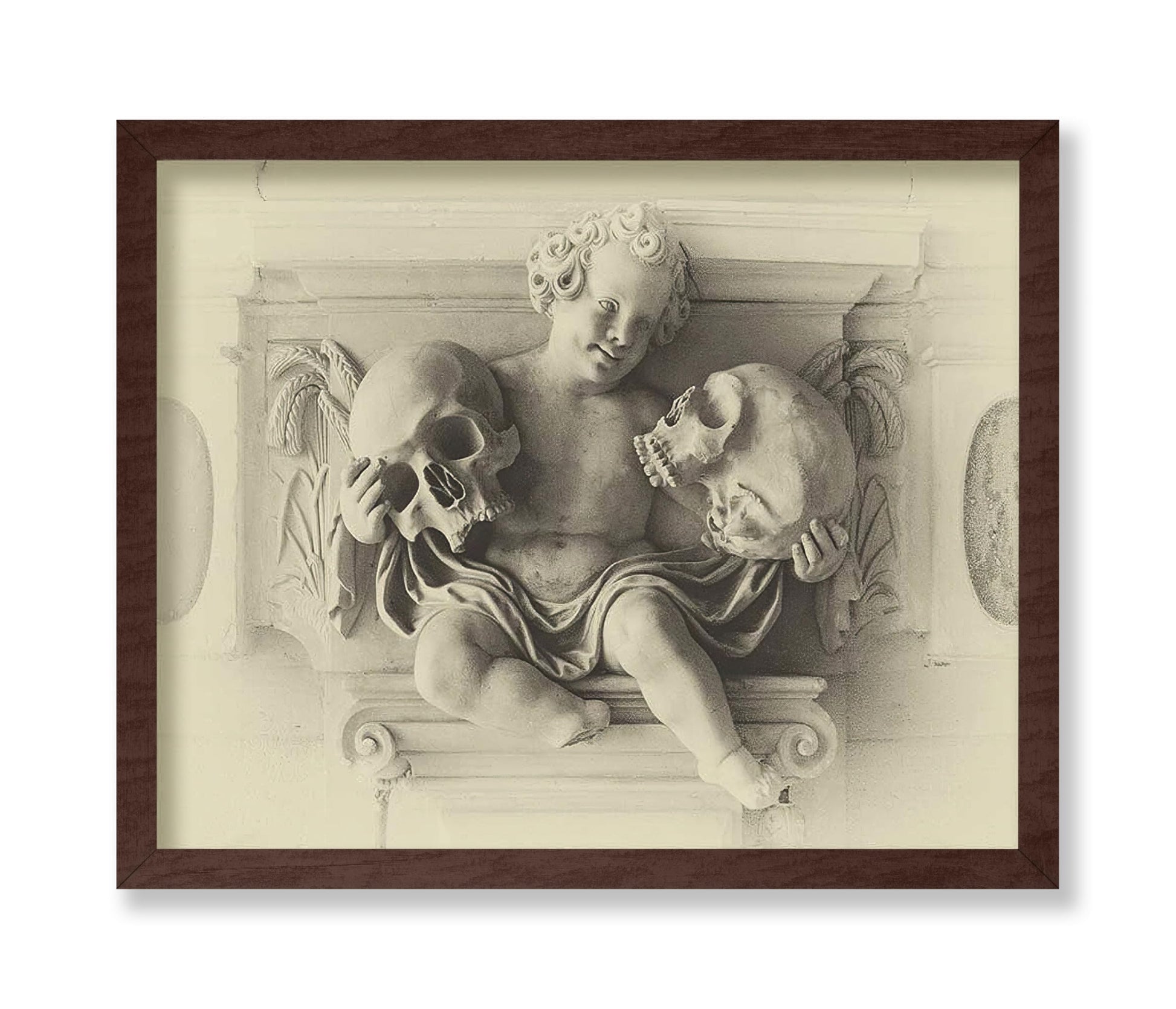 Cherub with Skulls