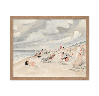Henri Lebasque - La Plage De Deauville