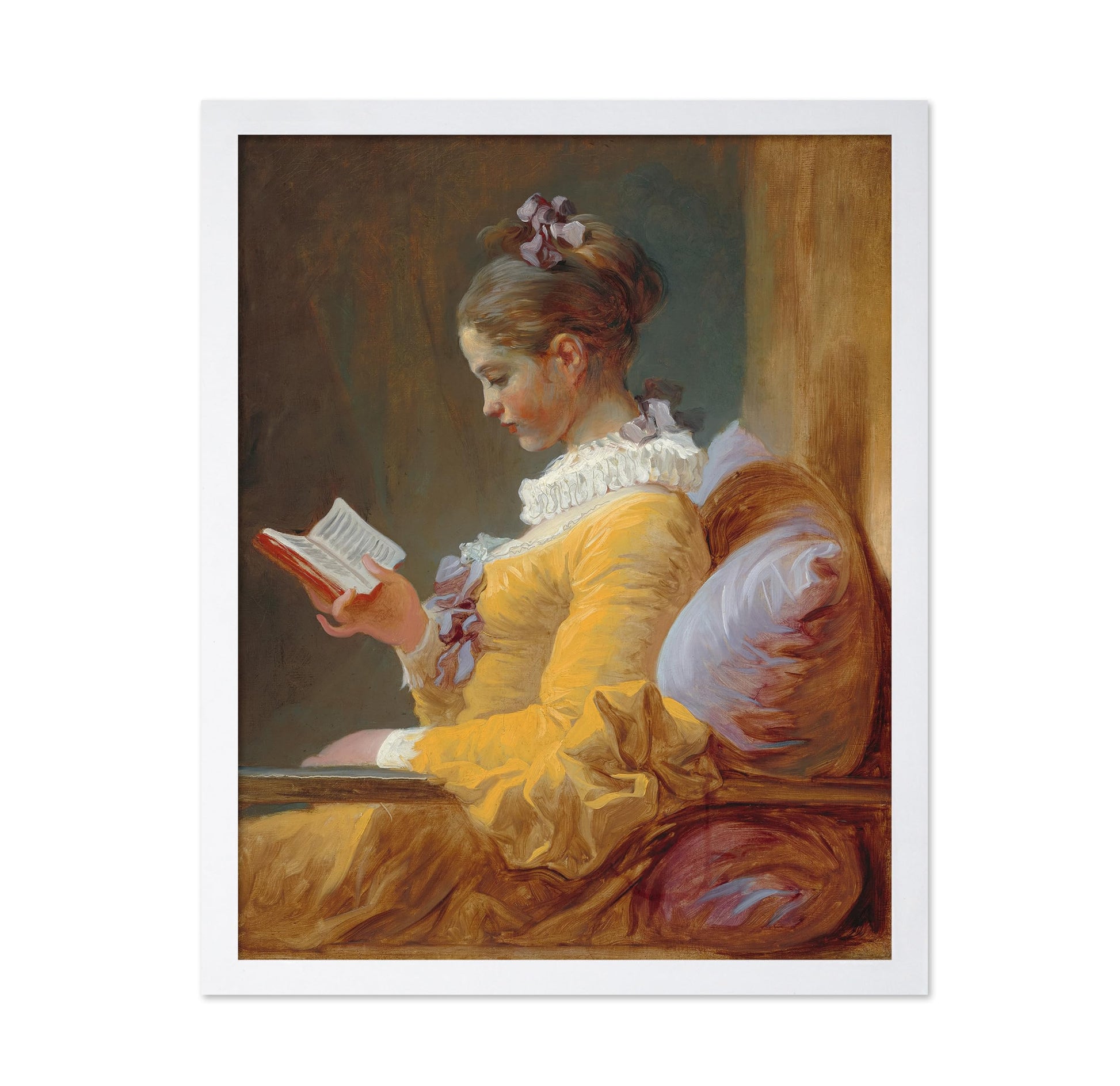 A Young Girl Reading