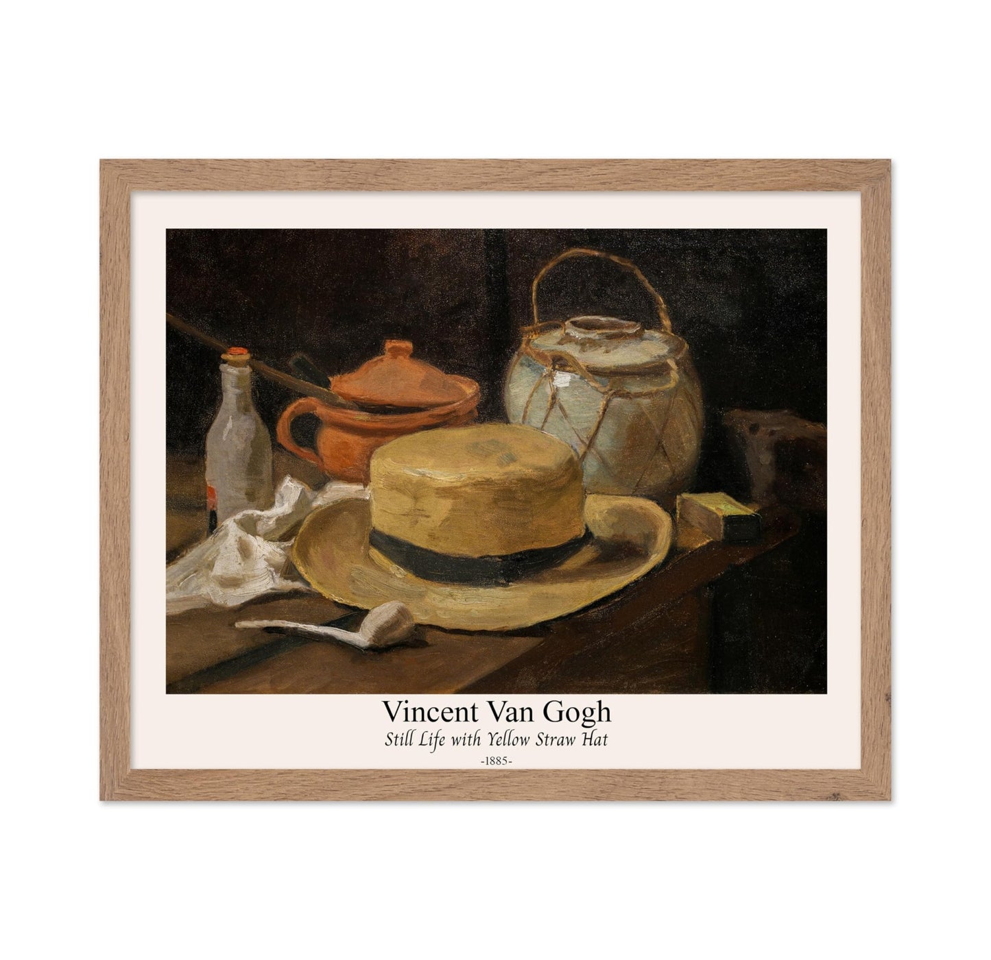 Van Gogh - Still Life with Yellow Straw Hat No1
